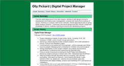 Desktop Screenshot of pickardwebdesign.com